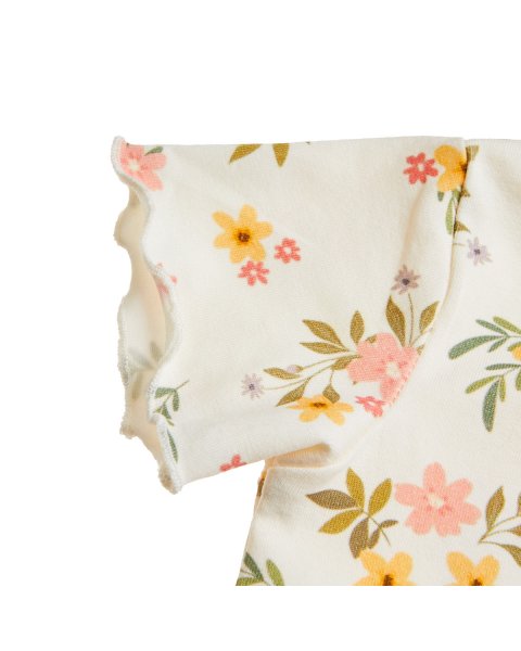 Set Tender Comforts with floral pattern and headband (3-18 months)