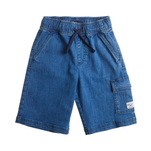 Denim shorts True Blue with pockets (6-14 years)