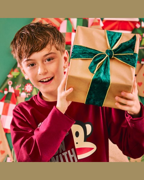 Long sleeve top Paul Frank with embossed design (6-14 years)