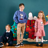 Top cotton fleece blend Snoopy with embossed elements (18 months-8 years)