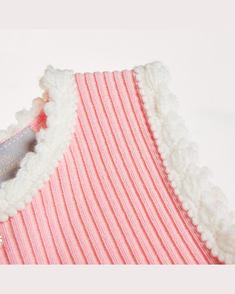 Dress with rib knit (6-14 years)