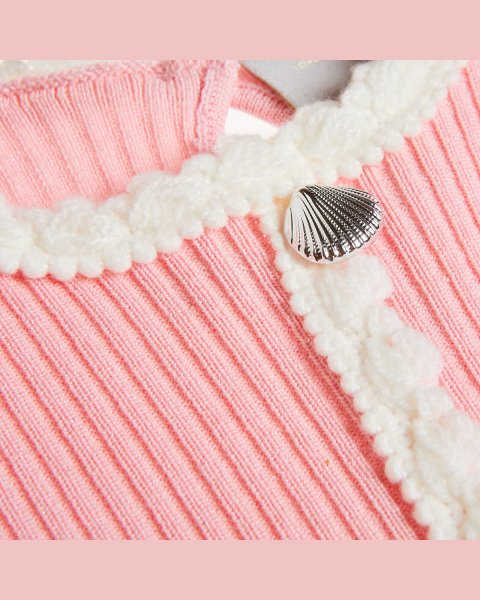 Dress with rib knit (6-14 years)