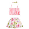Set crop top with skirt and headband (6-14 years)