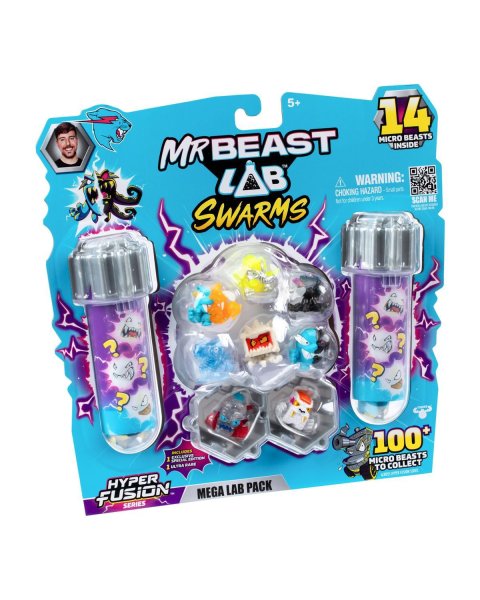 Φιγούρες 14τμχ MrBeast Lab Hyper Fusion Lab Pack (5+ ετών)