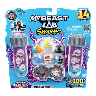 Φιγούρες 14τμχ MrBeast Lab Hyper Fusion Lab Pack (5+ ετών)