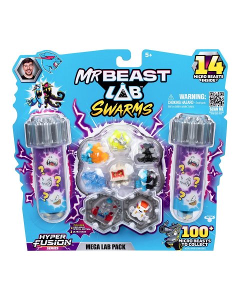 Φιγούρες 14τμχ MrBeast Lab Hyper Fusion Lab Pack (5+ ετών)
