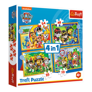 Trefl Paw Patrol 4 in 1 puzzle (4+ years)