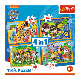 Trefl Paw Patrol 4 in 1 puzzle (4+ years)