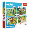 Trefl Mickey & Friends 4 in 1 puzzle (4+ years)