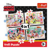 Παζλ Trefl Disney Minnie Mouse 4 σε 1 (3+ ετών)