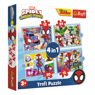 Trefl Marvel Spiderman 4 in 1 puzzle (3+ years)
