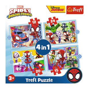 Trefl Marvel Spiderman 4 in 1 puzzle (3+ years)