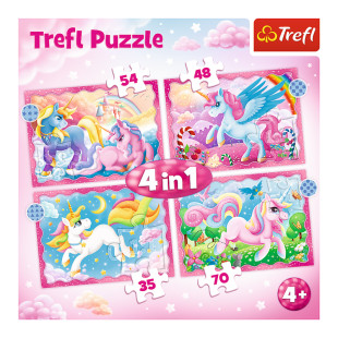 Trefl unicorn pony 4 in 1 puzzle (4+ years)