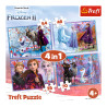 Puzzle Trefl 4 in 1 Disney Frozen II (4+ years).