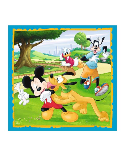 Παζλ Trefl 3 σε 1 Disney Mickey and friends (3+ ετών)