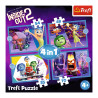 Puzzle Trefl 4 in 1 Disney Inside Out 2 (4+ years)