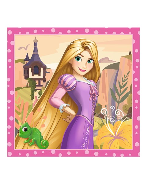 Παζλ Trefl 3 σε 1 Disney Princess (3+ ετών)