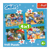 Puzzle Trefl 4 in 1 Smurfs (4+ years)