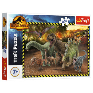 Trefl Puzzle 200pcs Dinosaurs (7+ years)