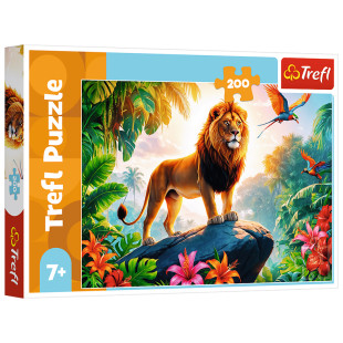 Trefl Puzzle 200pcs King of the jungle (7+ years)