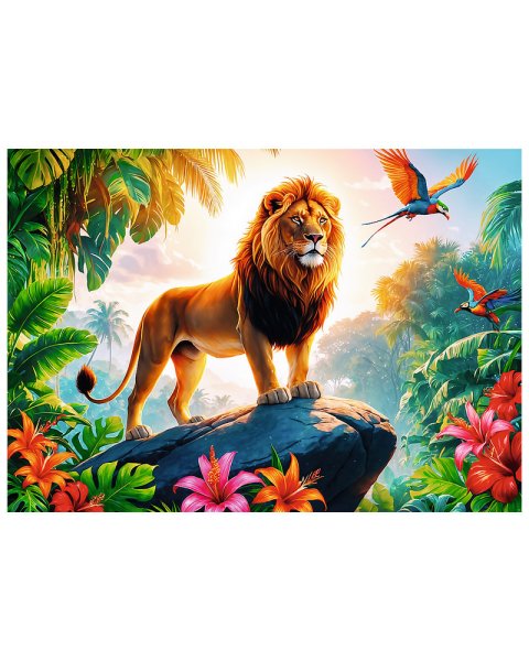 Trefl Puzzle 200pcs King of the jungle (7+ years)