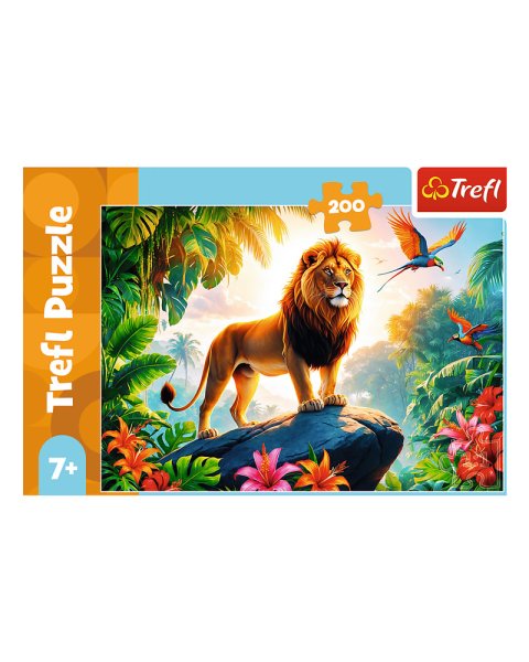 Trefl Puzzle 200pcs King of the jungle (7+ years)