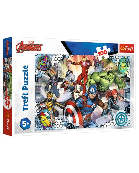 Trefl Puzzle 100pcs Marvel Avengers (5+ years)
