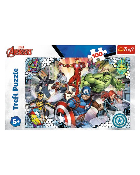 Trefl Puzzle 100pcs Marvel Avengers (5+ years)