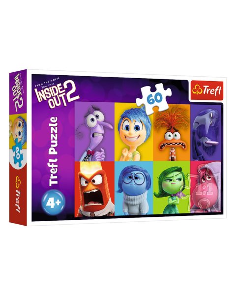 Παζλ Trefl 60τμχ Inside Out 2 (5+ ετών)