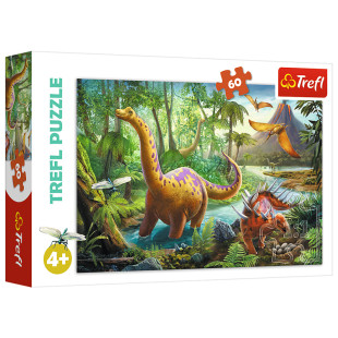Trefl Puzzle 60pcs Dinosaurs (4+ years)