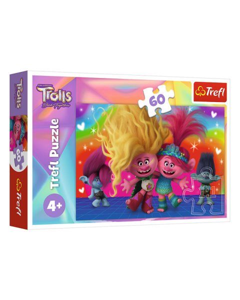 Trefl Puzzle 60pcs Trolls (4+ years)