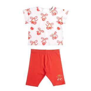 Σετ 3τμχ μπλούζα με κολάν biker (12 μηνών-5 ετών)