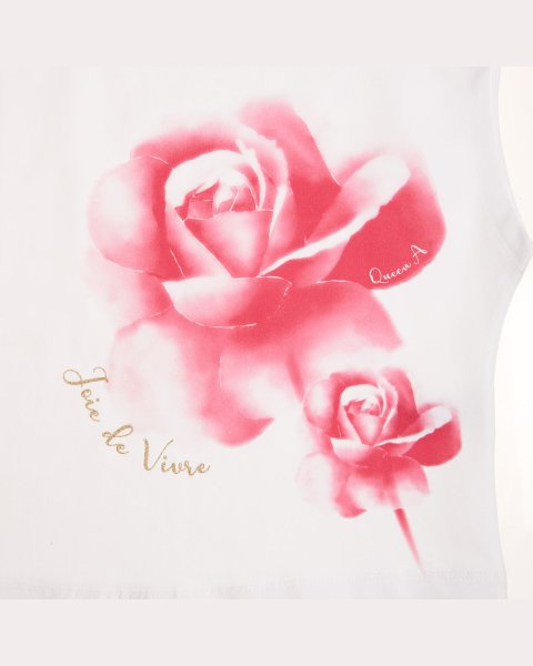 Top with glitter print details (6-14 years)