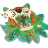 Toy Scratch Contour puzzle 58pcs Tiger (4+ years)