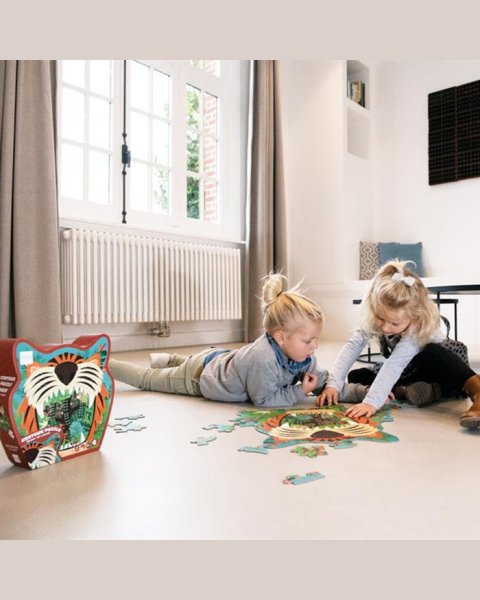 Toy Scratch Contour puzzle 58pcs Tiger (4+ years)