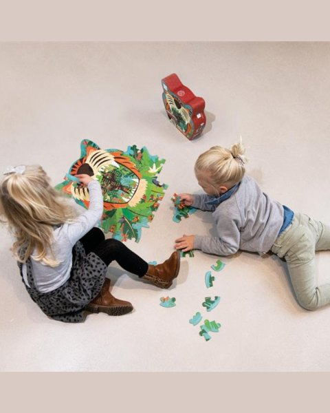 Toy Scratch Contour puzzle 58pcs Tiger (4+ years)