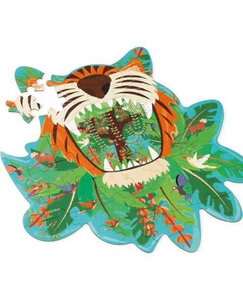 Toy Scratch Contour puzzle 58pcs Tiger (4+ years)