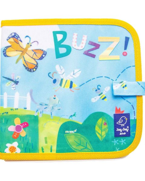 Μαυροπίνακας βιβλίο Jaq Jaq Bird ωκεανός with 4 κιμωλίες ButterStix® (3+ χρονών)