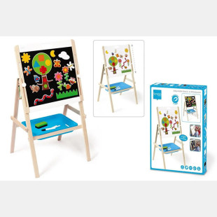 Πίνακας μαγνητικός επιδαπέδιος διπλής όψης Scratch (3+ ετών)