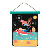 2-Sided Magnetic Scratch Target with 6 Darts Mermaid (5+ years)