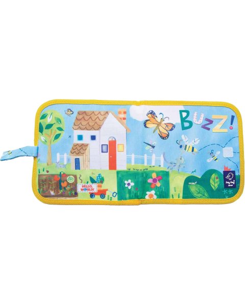 Μαυροπίνακας βιβλίο Jaq Jaq Bird ωκεανός with 4 κιμωλίες ButterStix® (3+ χρονών)