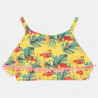 Crop top with tropical pattern (6-14 years)