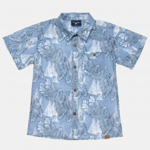 Shirt  with tropical pattern (12 months-5 years)