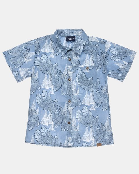 Shirt  with tropical pattern (12 months-5 years)