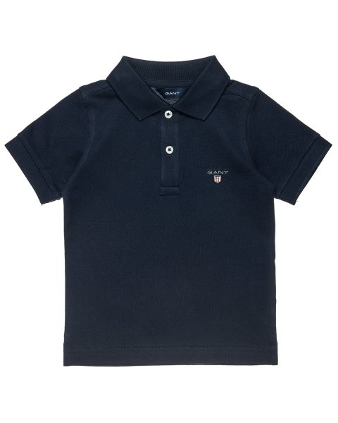 Μπλούζα Gant polo με κέντημα (2-7 ετών)