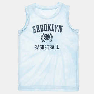 Μπλούζα αμάνικη με τύπωμα Brooklyn (6-16 ετών)