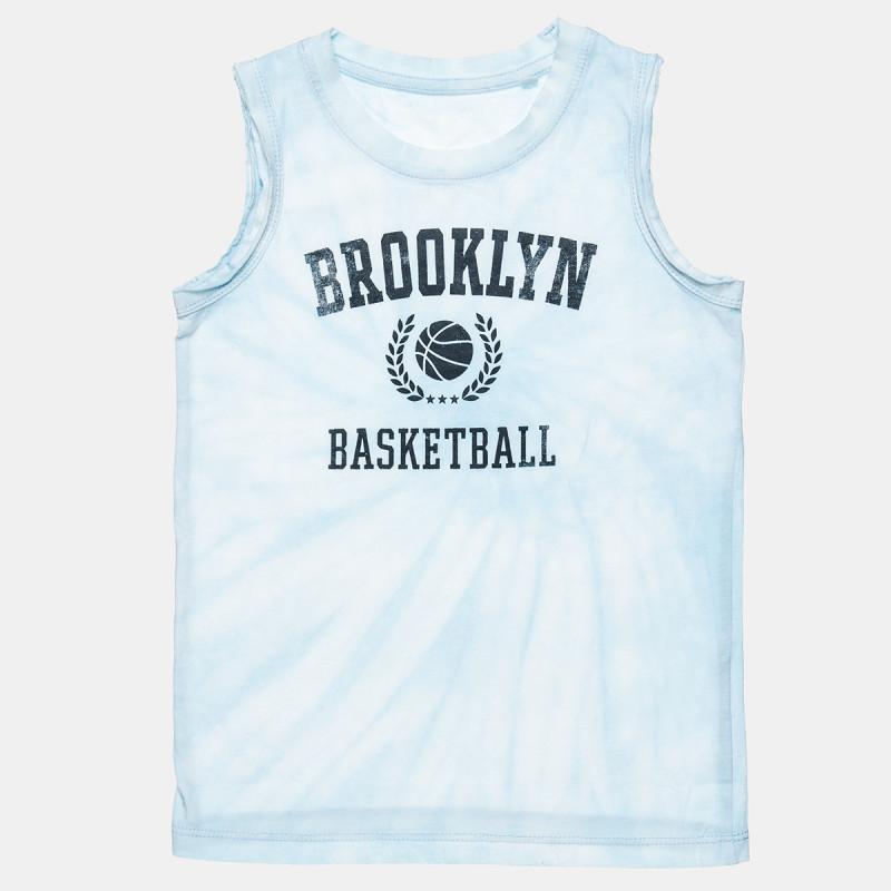Sleeveless t-shirt with print (6-16 years)