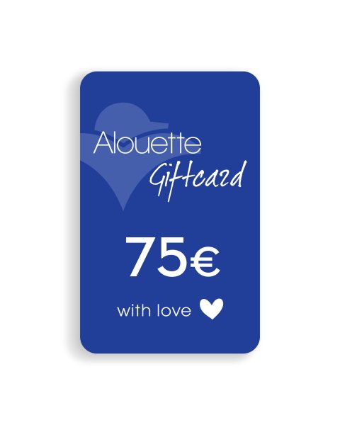Gift card 75 euros