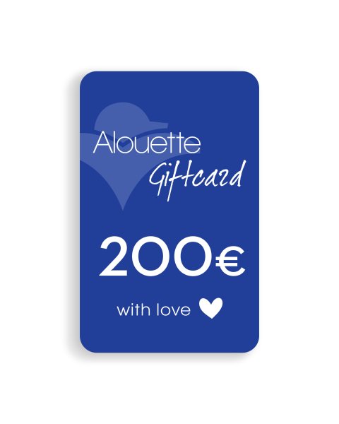 Gift card 200 euros