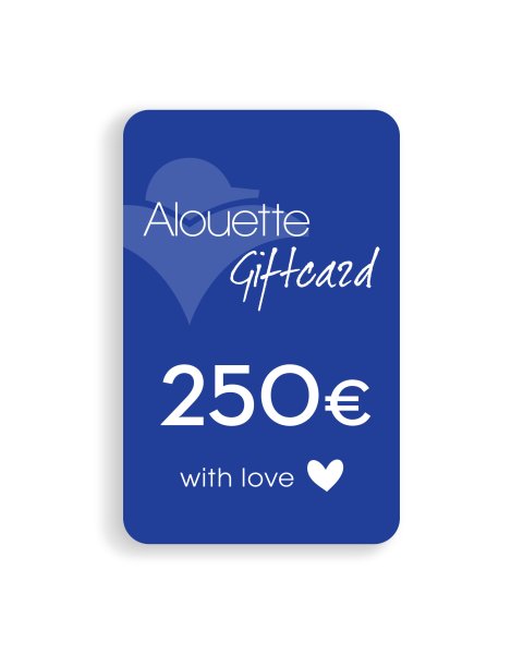 Gift card 250 euros